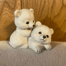 Vintage ENESCO Morehead 1984 Endangered Young'Uns Polar Bear Figurine picture