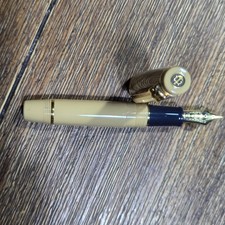 SAILOR Professional Gear Mustard-Yellow Slim Mini Fountain Pen Mint condition picture