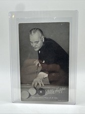 1948-49 Exhibit Sports Champions Willie Hoppe Billiards Pool Hall of Fame Card picture