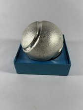 VTG FB Rogers Silver Company Executive Tennis Ball Silver Plated Paperweight picture
