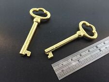 Grandfather Clock Door Key set of 2 in Brass Finish for Howard Miller  picture