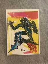 GREEN GOBLIN #140 1980 Venezuela TRUE ROOKIE Marvel Super Hero Sticker Card picture