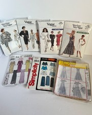 LOT 7 VOGUE VERY EASY PATTERNS BRAND NEW 1980'S  SZ8-12 & MC CALLS SIMPLICITY  picture