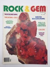 1977 DECEMBER ROCK & GEM MAGAZINE Realgor MT Sapphires Calcite Soldering Gold picture
