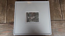 Vintage SIGNED Quebec Canada Rue Sous Le Cap Print 13.5
