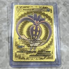 Malamar V Pokemon Gold FAN ART Card Embossed Collectible picture