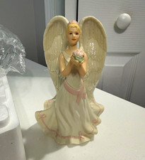 Lenox Gift of Knowledge Angel Breast Cancer Pink Ribbon Figurine Box COA picture