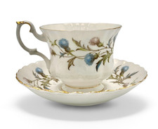 Vtg Royal Albert Brigadoon Teacup and Saucer Set, English Bone China, V. Good picture