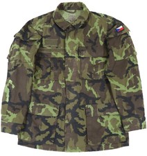Large - Czech Army M95 Woodland Camo Combat Field Jacket Military Uniform Parka picture