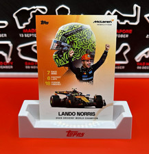 2026 Topps McLaren team set Lando Norris McLaren Formula 1 World Champion  picture