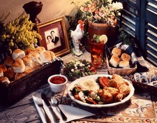 Knotts Berry Farm Fried Chicken Dinner Display Americana Lustre Photo Print picture
