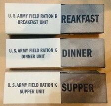 WWII US Army Early War K Ration Reproduction With Edible Contents - Your Choice picture