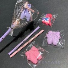 VTG Sanrio Petite Plie LOT Ballet Slippers Set Pencils Topper Erasers Kawaii 80s picture