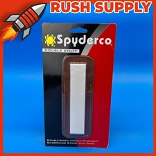 Spyderco Double Stuff Medium & Fine Grit 2-Sided Ceramic Sharpening Stone 303MF picture
