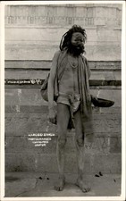 Jaipur India Indian sadhu Harded Singh Ethnography c1910 Real Photo Postcard bhn picture