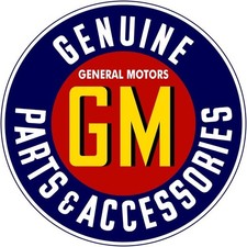 GM General Motors Genuine Parts & Service NEW METAL SIGN: 12