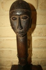 WONDERFUL OLD LOBI BATEBA HEAD BURKINA FASO 32 CM 1930-1940 AFRICA TRIBAL ART picture