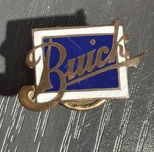 Antique c1915 Buick Cloisonne Enamel Advertising Lapel Pin Bastian Bros picture