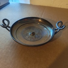 The Metropolitan Museum Gorham Silver Plated 300Bc Replica Greek Kylix Dish Bowl picture
