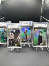 Kayou 2025 NRSA01 EN-US Naruto Graded 4-Card Lot Kakashi/Hinata/Zabuza picture