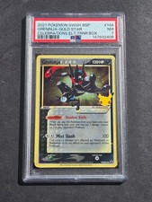 PSA 7 GRENINJA SWSH144 - CELEBRATIONS 25TH ANNIVERSARY ETB PROMO - NEAR MINT picture