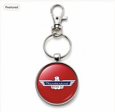 Ford Thunderbird Emblem Keychain –  Stainless Steel Accessory picture