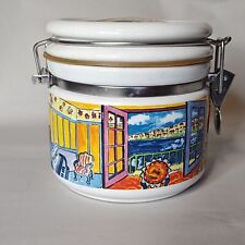VTG Chaleur Masters Collection D. Burrows-Art Reproduction Ceramic Canister 5