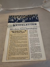 1969 Republican congressional committee newsletter No. 2 GOP review picture