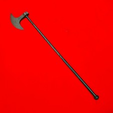 Antique Indo Persian Mughal Islamic Calligraphy Sufi Dervish All Steel Axe Tabar picture