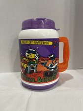 Mellow Mushroom Pizza Road Tripper Space 2004 Thermal 64 oz Travel Mug W/ Lid picture