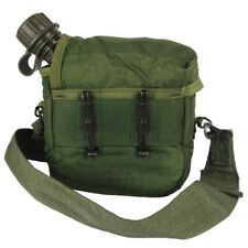 New-Olive Drab Green USGI 2 QT Canteen with Carrier/Cover and Shoulder Strap picture