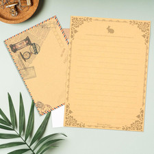 48 PCS Vintage Style Stationery Paper and Envelopes Set, 32 PCS Lined Station... picture