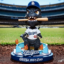 (Presale) Los Angeles Dodgers X Godzilla 🦖Baseball Bobblehead⚾️ (9/24/60)🏟️ picture