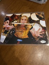 NICKO MCBRAIN AUTO JSA 8x10 PHOTO Signed Drummer IRON MAIDEN CT81805 picture