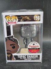 Funko Pop 158 Tupac Shakur 2Pac Platinum Metallic Funhouse Custom Exclusive /20 picture
