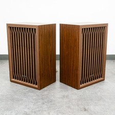 Mid Century Modern Speakers Kenwood KL-777A Walnut Vintage 4 Way 6 Speaker Hifi picture