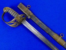 British English Antique Early 19 Century Engraved Officer's Sword picture