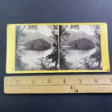 Ellen's Isle Loch Katrine Stereoview G. W. Wilson 1867 Scotland Landscape picture