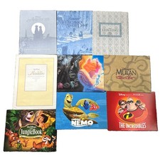 Disney Lithograph Lot of 18 Vintage Prints Lion King Aladdin Incredibles Mulan picture