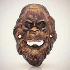 Bigfoot Sasquatch Cast Iron Wall Bottle Opener picture