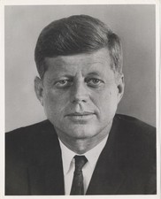 President John F. Kennedy JFK Original 8x10 Photo White House Portrait picture