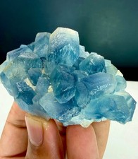 Rare Blue Celestine Crystal Cluster Specimen 1144 Carats  @ Minerals picture