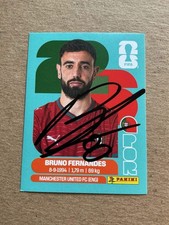 Bruno Fernandes, Portugal 🇵🇹 FIFA World Cup 2026 Panini hand signed picture