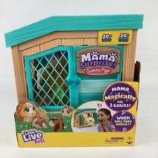 Little Live Pets Mama Surprise Guinea Pig Plush Hutch 3 Babies 20+ Sounds NEW picture