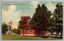 College Observatory Albion Michigan MI 1912 Db Postcard picture