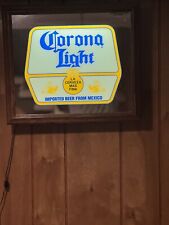 Vintage Corona Light Glass Lighted Sign picture