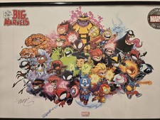 SIGNED Autographed BIG MARVELS POSTER SDCC 2024 by Skottie Young 12