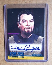 1998 Sky Box Star Trek TOS William Campbell A45  Autograph Card picture