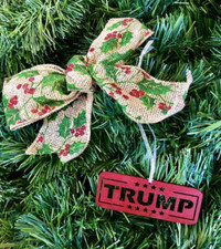 Reseller Package x100: President Trump Premium Ornament (total of 100) *Handmade picture