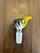 18mm Premium Glass Hookah Bowl Pipe Desert Wave Flyer picture
